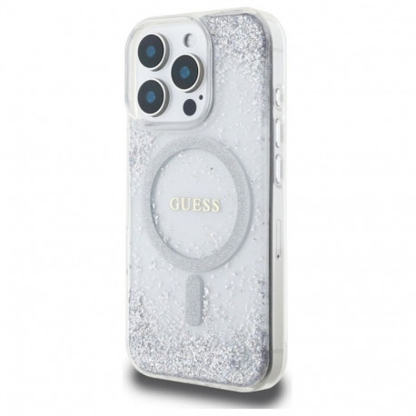 Guess GUESS case for IPHONE 16 Pro compatible with MagSafe GUHMP16LRGRGES (Resin Gradient Glitter) s