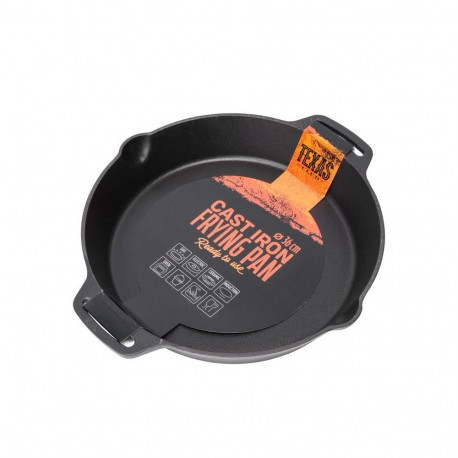 CAST IRON PAN 36X6.5 CM. ROUND