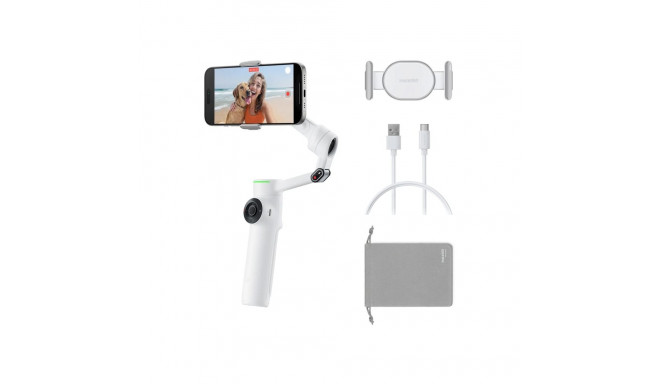 Insta360 Flow 2 Pro AI Tracker Stabilizer Bundle (white)