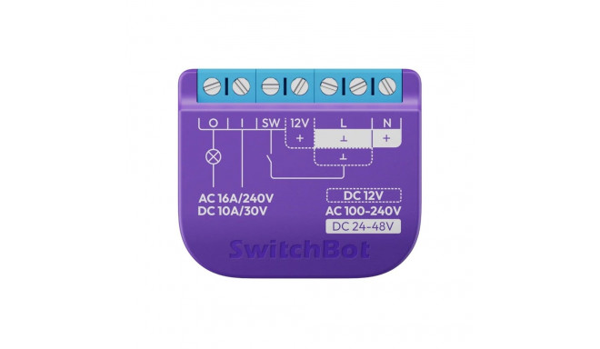 Intelligent SwitchBot Relay Switch 1 with voltage-free contact
