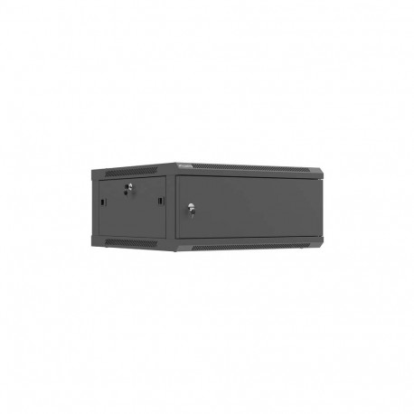 Lanberg rack-kapp 19" seinale paigaldatav 4U/600X600 (lamepakendis), metalluksega, must