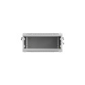 WALL MOUNTED INSTALLATION CABINET 19" 4U 600X600 GREY PERFORATED DOOR LANBERG (FLAT PACK)