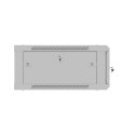 WALL MOUNTED INSTALLATION CABINET 19" 4U 600X600 GREY PERFORATED DOOR LANBERG (FLAT PACK)
