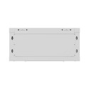 WALL MOUNTED INSTALLATION CABINET 19" 4U 600X600 GREY PERFORATED DOOR LANBERG (FLAT PACK)