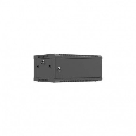 Lanberg 19" seinakinnitusega rack-kapp 4U/600x450 (lamedapakis) metalluksega, must