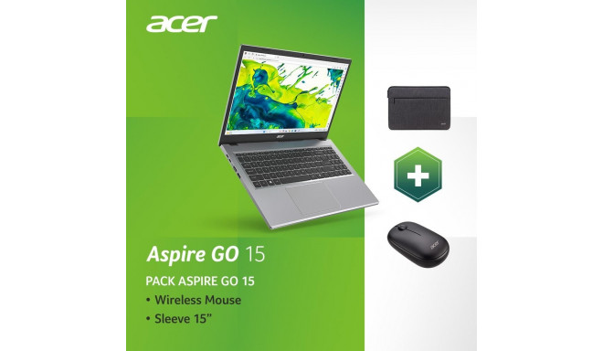 ACER Aspire Go 15 AG15-42P-R0QU Ryzen 5 5625U 2300 MHz 15,6" 1920x1080 RAM 16GB SSD 512GB AMD Radeon