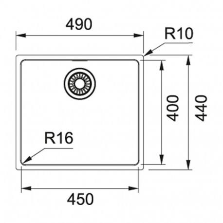Franke Maris MRX 210-45, 127.0553.961 köögivalamu