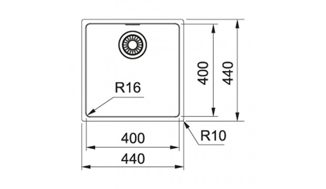 roostevabast terasest köögivalamu Franke Maris MRX 110-40, 122.0531.643