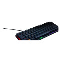 Razer Huntsman Mini juhtmega mänguklaviatuur, USB, RGB LED, US Int, clicky optiline lüliti, must