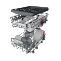 Whirlpool Dishwasher | WSBO 3O34 PF X | Built-in | Width 45 cm | Number of place settings 10 | Numbe