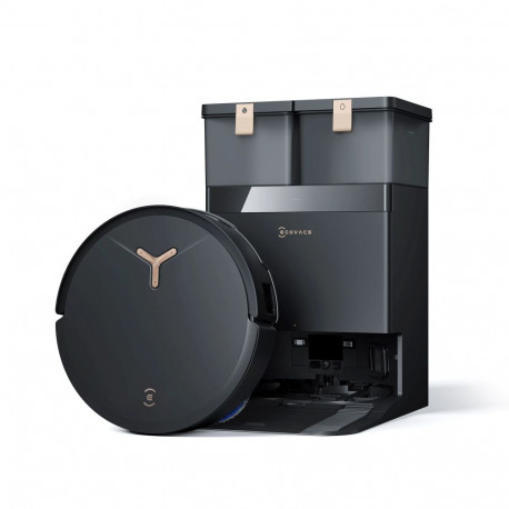 Ecovacs Robotic Vacuum Cleaner | DEEBOT T50 MAX PRO OMNI BLACK GEN2 | Wet&Dry | 6400 mAh | 18500 Pa 