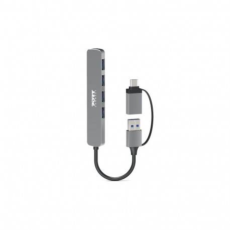 PORT CONNECT | HUB USB-C/USB-A 4 ports USB-A 3.0 5Gbps | 900160