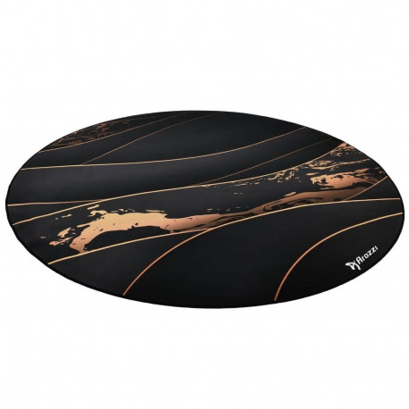 Arozzi Zona Round Floor Pad | Black/Gold