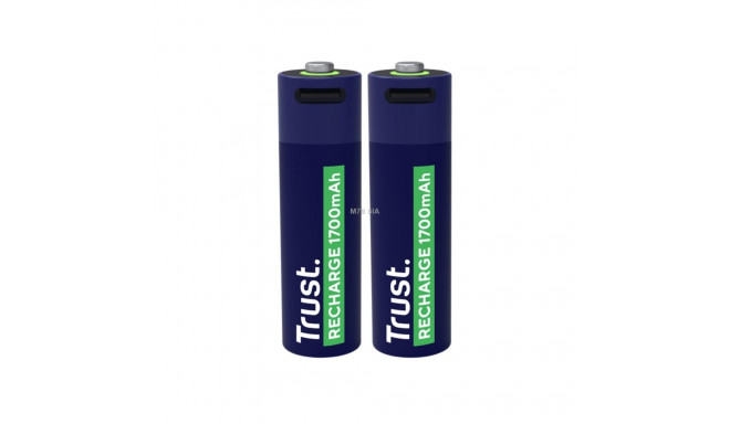 Batteries Trust USB-C Rechargeable AA Batteries 2pack