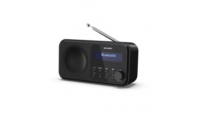Sharp DR-P420(BK) Tokyo kaasaskantav digitaalne raadio, FM/DAB/DAB+, Bluetooth 5.0, USB või patareit