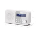 Sharp DR-P420(WH) Tokyo kaasaskantav digitaalne raadio, FM/DAB/DAB+, Bluetooth 5.0, USB või patareit