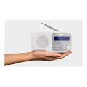Sharp DR-P420(WH) Tokyo kaasaskantav digitaalne raadio, FM/DAB/DAB+, Bluetooth 5.0, USB või patareit