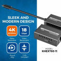 PremiumCord USB-C to HDMI extender via Cat5e/6/6a 4K@60Hz up to 60m