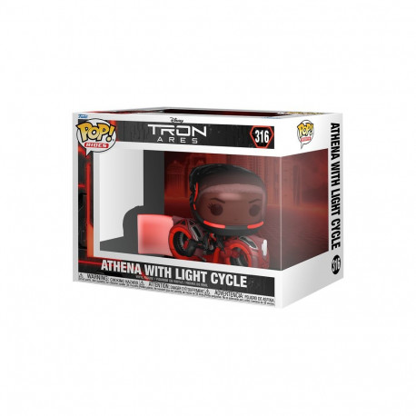 FUNKO Rides: Tron: Ares - Athena with Light Cycle