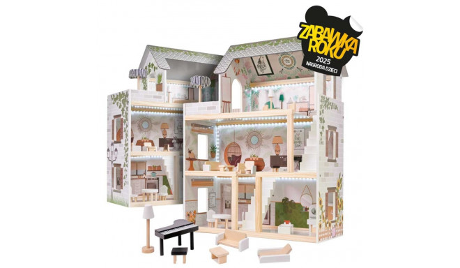 LULILO puidust nukumaja FLORO boho LED