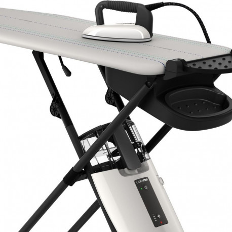 LAURASTAR UNIVERSALCOVER SMART lyginimo lentos užvalkalas, šviesiai pilkas su linijomis