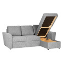 Corner sofa bed INGA grey