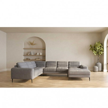 Corner sofa KRISTY LC+RC, grey