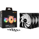 be quiet! Light Wings LX PWM high-speed 120 mm triple pack, case fan (black, pack of 3)