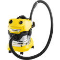 Kärcher WD 4 SV-20, wet/dry vacuum cleaner (yellow/stainless steel)