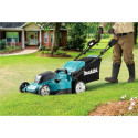 Makita cordless lawnmower DLM481Z, 36Volt (2x18Volt) (blue/black, without battery and charger, with 
