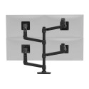 Ergotron LX Dual Monitor Arm, monitor mount (black)