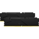 Kingston FURY DDR5 - 32GB - 5600 - CL - 36 - Dual Kit, memory (black, KF556C36BBEK2-32, Fury Beast )