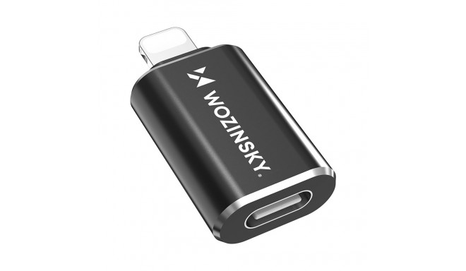 Wozinsky WALC-01 Lightning to USB-C Adapter - Black