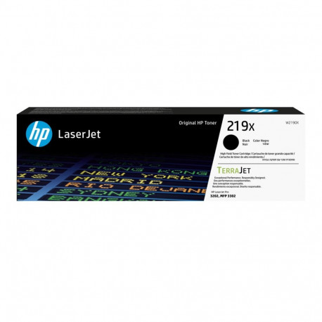 HP 219X suure tootlikkusega must originaal LaserJet toonerikassett