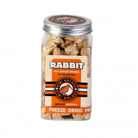 KIWI WALKER Freeze-dried treats Rabbit - treat for dog and cat - 75g