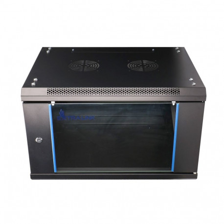 Extralink rackkapp 6U 600x600 seinale kinnitatav, must