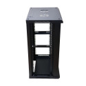 Extralink Rackmount cabinet 15U 600x600 Black wall mounted