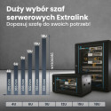 Extralink seinakinnitusega rack-kapp 6U 600x600 must