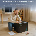 Extralink seinakinnitusega rack-kapp 6U 600x600 must