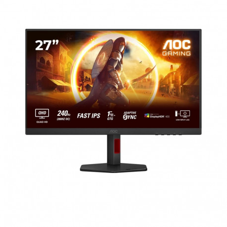 AOC monitor G4 Q27G4ZR 68.6cm (27") 2560 x 1440 pixels Quad HD LED, must, punane