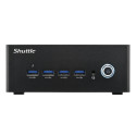 Shuttle Nano PC NT10H5, Intel Core Ultra 5 125H, Intel Arc graafika, 2xHDMI, 2xUSB 4.0 (DP), 2x2.5Gb