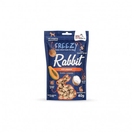 SYTA MICHA Freezy Rabbit with papaya - dog treat - 40g