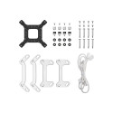 DeepCool LM240 WH protsessori vedelikjahutuskomplekt 12 cm valge 1 tk