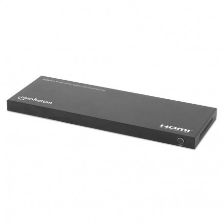 Manhattan 4K@60Hz 8-Port HDMI Splitter with Downscaling, Splits One HDMI Input to Eight HDMI Outputs