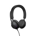 Jabra Evolve2 40 SE juhtmega peapael kõrvaklapid kõned/muusika USB Type-C / USB Type-A must