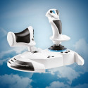 Thrustmaster T.Flight Hotas One Microsoft Flight Simulator Edition must, valge USB juhtkang + mootor