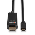 Lindy 10m USB Type C HDMI 4K60 adapterkaabel HDR-ga