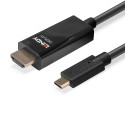 Lindy 10m USB Type C HDMI 4K60 adapterkaabel HDR-ga