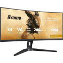 iiyama G-MASTER GCB3486WQSCP-B1 arvutimonitor 86,4 cm (34") 3440 x 1440 pikslit ultralai Quad HD mus