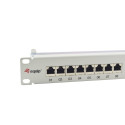 Equip 24-Port Cat.6A Shielded Patch Panel, Light Grey